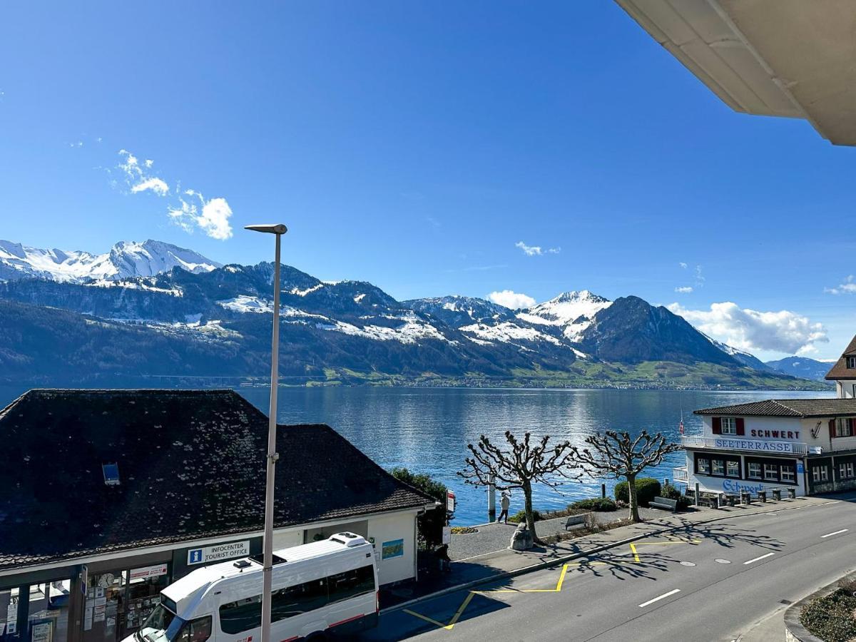 Seehotel Riviera At Lake Lucerne Gersau Exterior photo