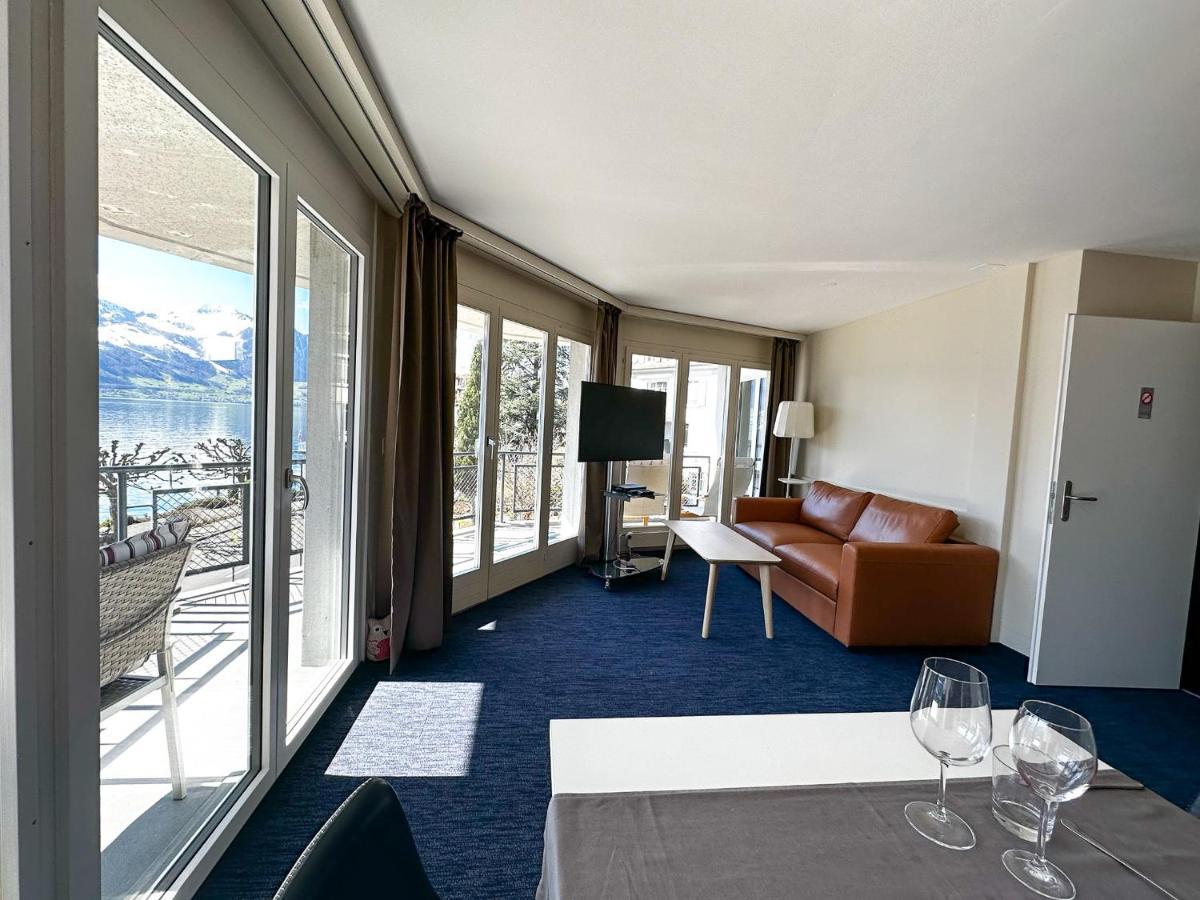 Seehotel Riviera At Lake Lucerne Gersau Exterior photo